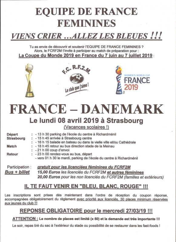 Affiche france danemark feminines 080419 001
