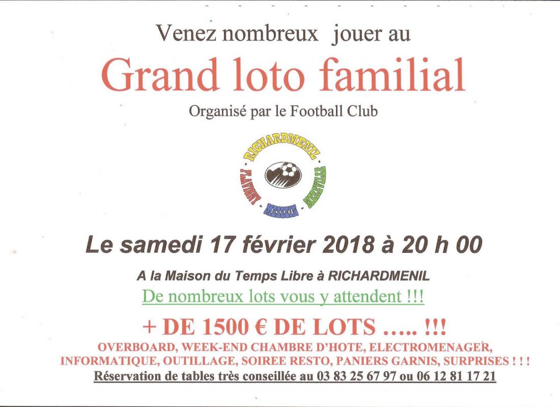 Affiche loto 2018 couleur 001